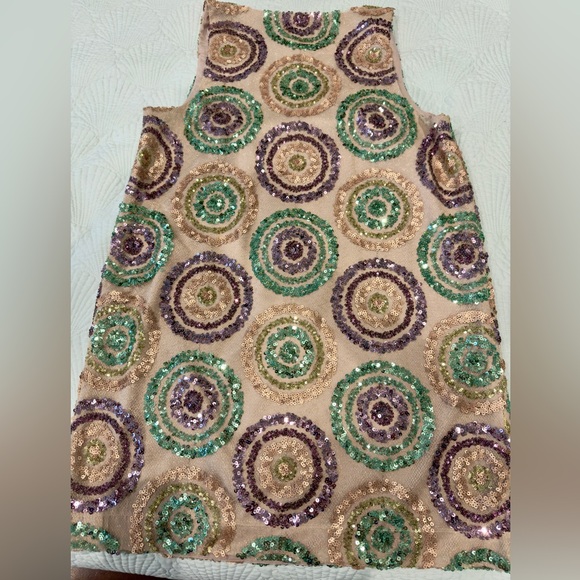 Trina Turk Sequin Circle Mini Dress - Picture 2 of 6